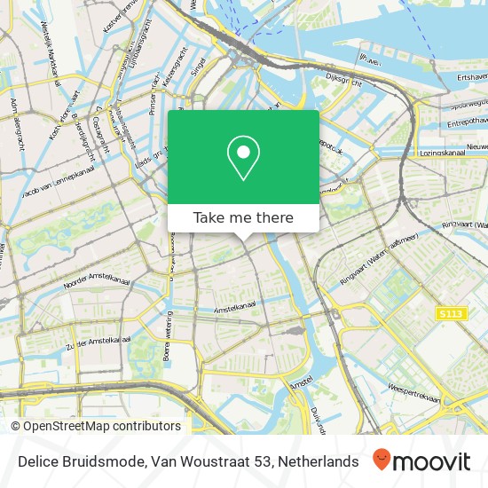 Delice Bruidsmode, Van Woustraat 53 map