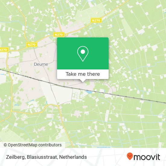 Zeilberg, Blasiusstraat map