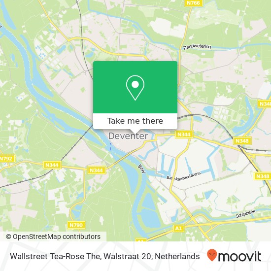 Wallstreet Tea-Rose The, Walstraat 20 Karte