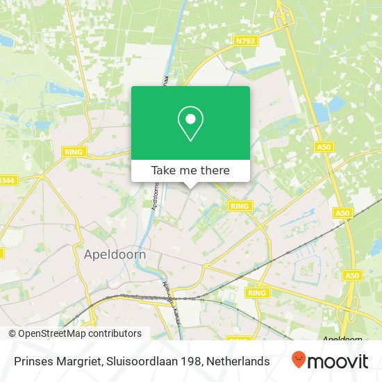 Prinses Margriet, Sluisoordlaan 198 map