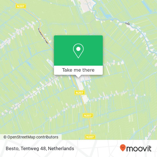 Besto, Tentweg 48 map