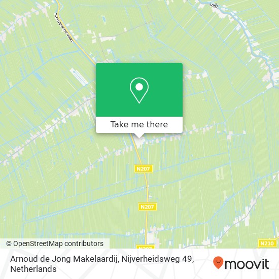 Arnoud de Jong Makelaardij, Nijverheidsweg 49 map