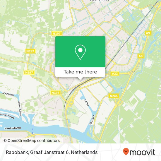 Rabobank, Graaf Janstraat 6 map