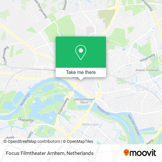 Focus Filmtheater Arnhem map