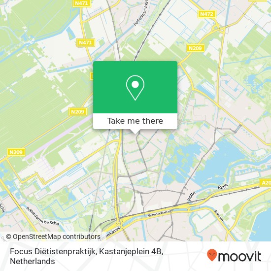 Focus Diëtistenpraktijk, Kastanjeplein 4B map