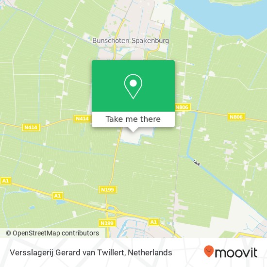 Versslagerij Gerard van Twillert, De Hooistreep 14 map