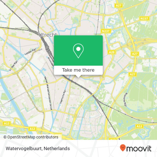 Watervogelbuurt map