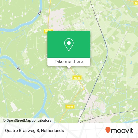 Quatre Brasweg 8, 7213 LA Gorssel map