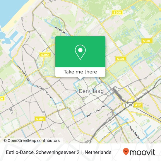 Estilo-Dance, Scheveningseveer 21 map