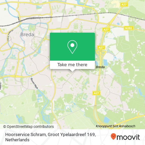 Hoorservice Schram, Groot Ypelaardreef 169 map