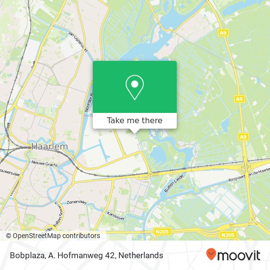 Bobplaza, A. Hofmanweg 42 map