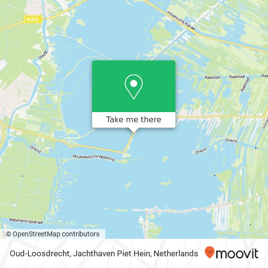 Oud-Loosdrecht, Jachthaven Piet Hein map