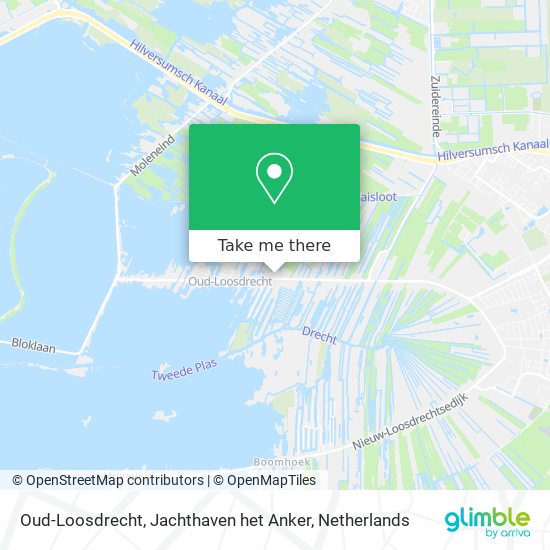 Oud-Loosdrecht, Jachthaven het Anker map