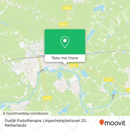 Oudijk Podotherapie, Lingesteynplantsoen 20 map