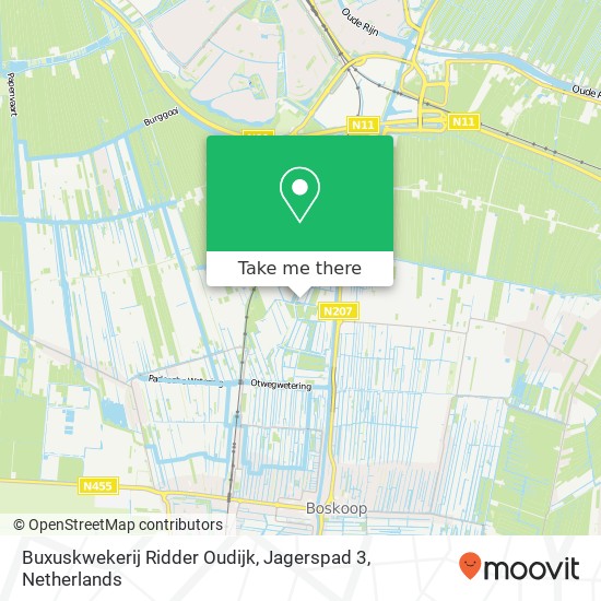 Buxuskwekerij Ridder Oudijk, Jagerspad 3 map