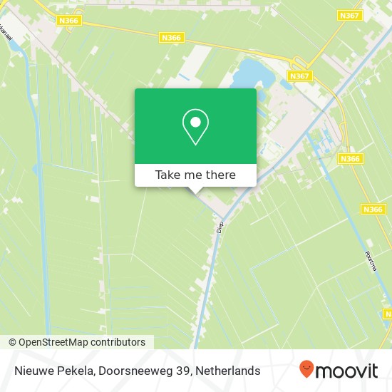 Nieuwe Pekela, Doorsneeweg 39 Karte