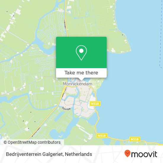 Bedrijventerrein Galgeriet map