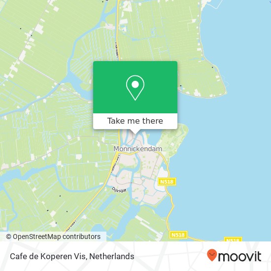 Cafe de Koperen Vis map