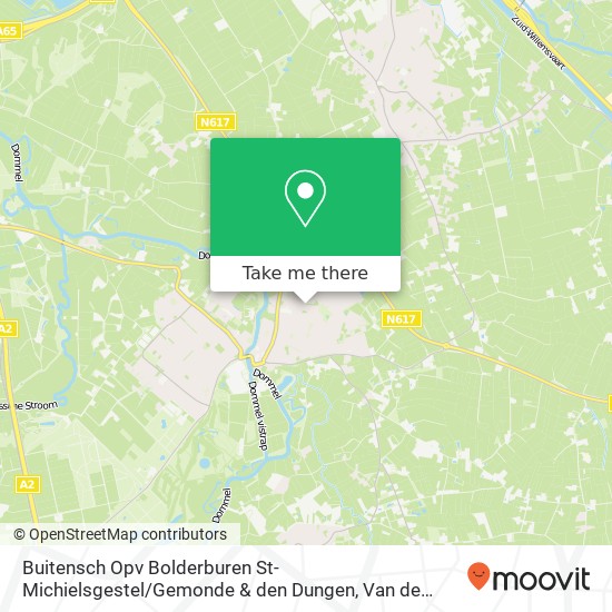 Buitensch Opv Bolderburen St-Michielsgestel / Gemonde & den Dungen, Van de Kerkhoffstraat Karte
