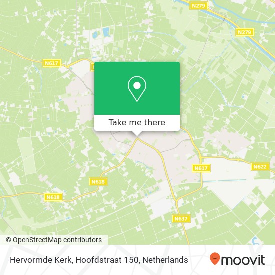 Hervormde Kerk, Hoofdstraat 150 map