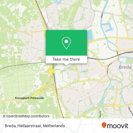Breda, Heilaarstraat Karte