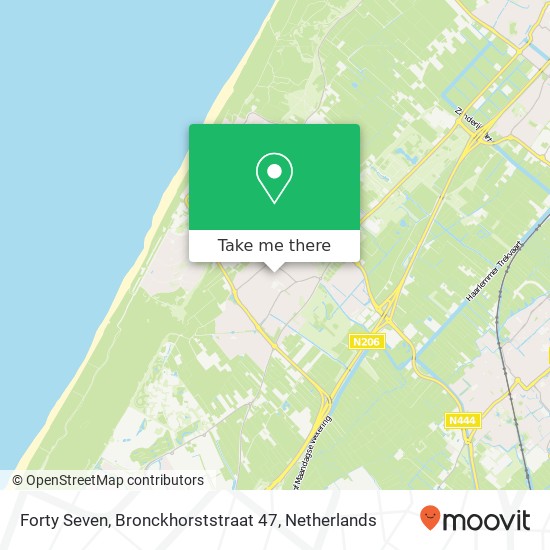 Forty Seven, Bronckhorststraat 47 map