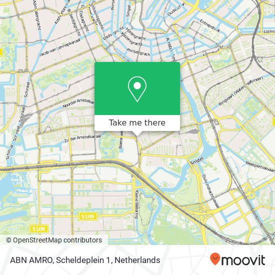 ABN AMRO, Scheldeplein 1 map