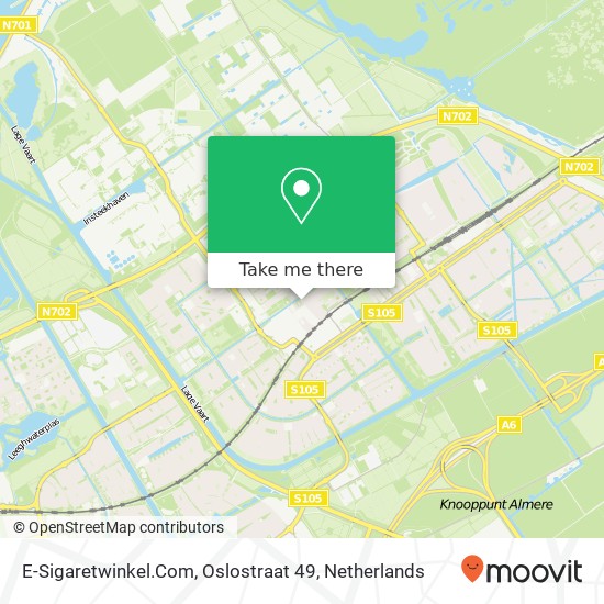 E-Sigaretwinkel.Com, Oslostraat 49 Karte