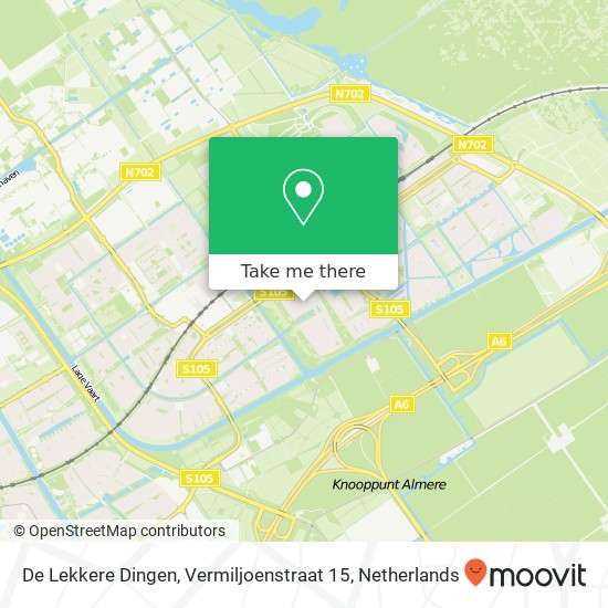 De Lekkere Dingen, Vermiljoenstraat 15 map