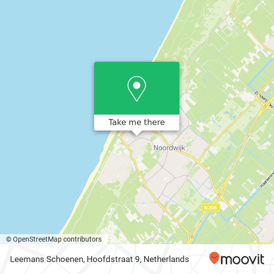 Leemans Schoenen, Hoofdstraat 9 Karte