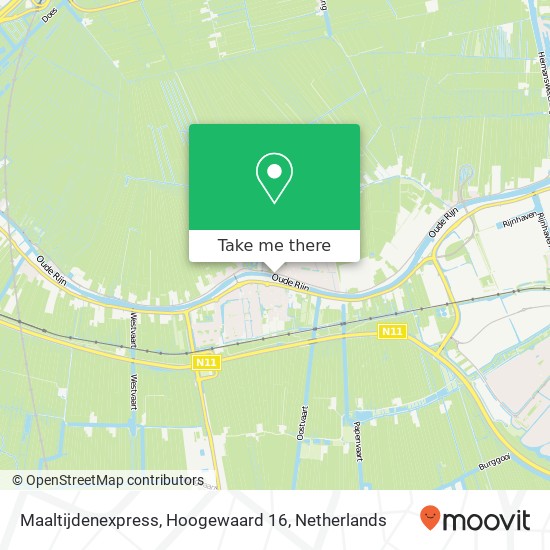 Maaltijdenexpress, Hoogewaard 16 map