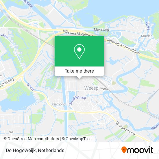 De Hogeweijk map