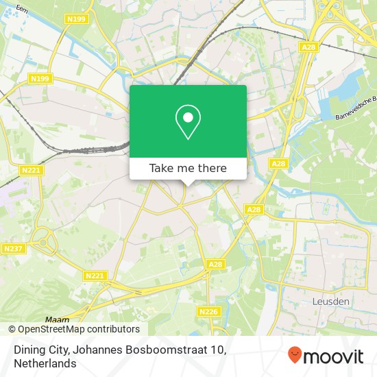 Dining City, Johannes Bosboomstraat 10 map