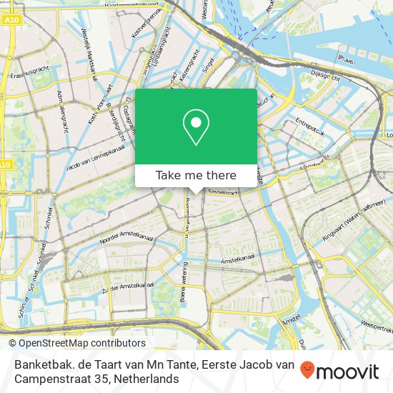 Banketbak. de Taart van Mn Tante, Eerste Jacob van Campenstraat 35 map