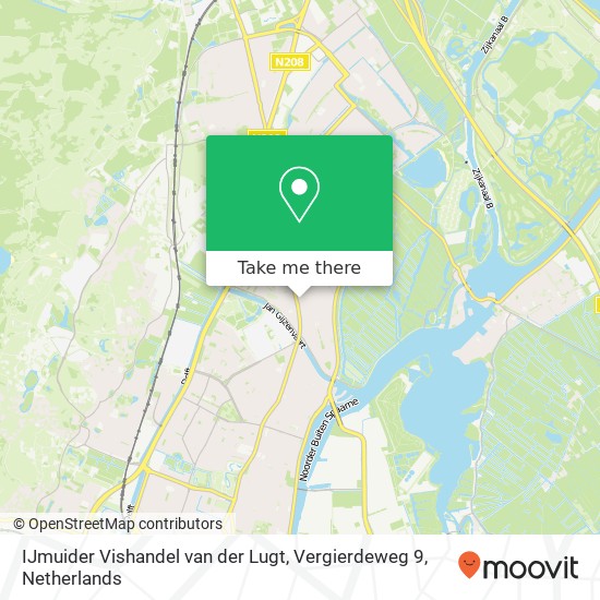 IJmuider Vishandel van der Lugt, Vergierdeweg 9 map