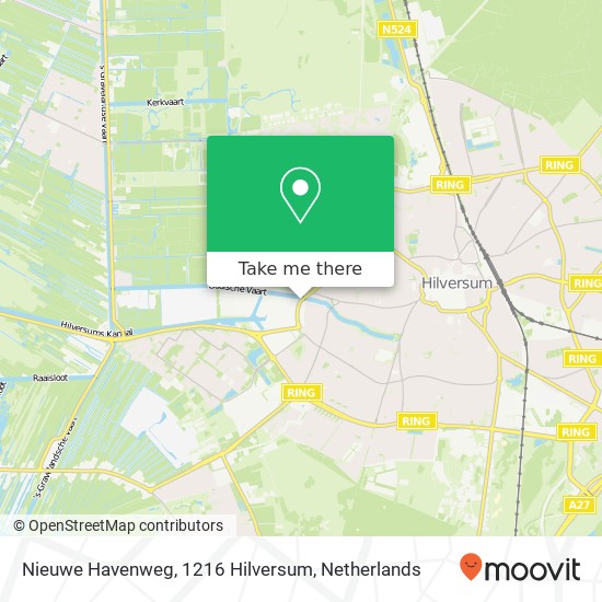 Nieuwe Havenweg, 1216 Hilversum Karte