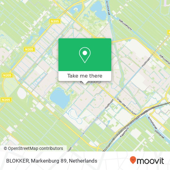 BLOKKER, Markenburg 89 map