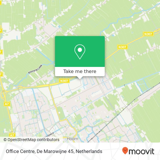 Office Centre, De Marowijne 45 map