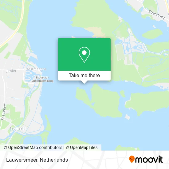 Lauwersmeer map