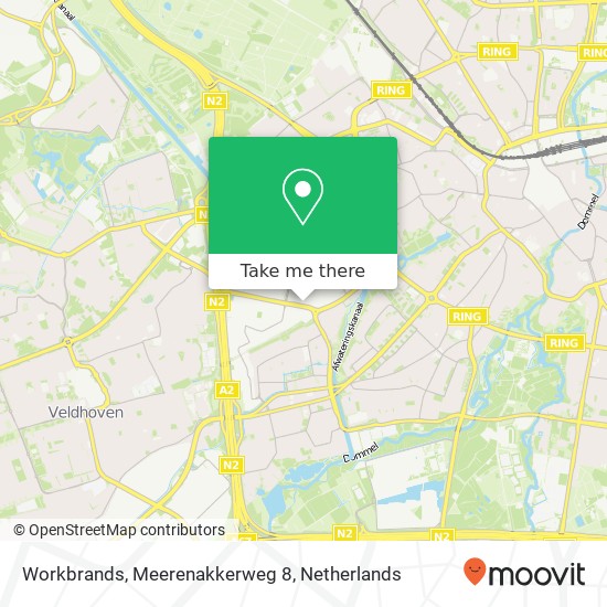 Workbrands, Meerenakkerweg 8 map