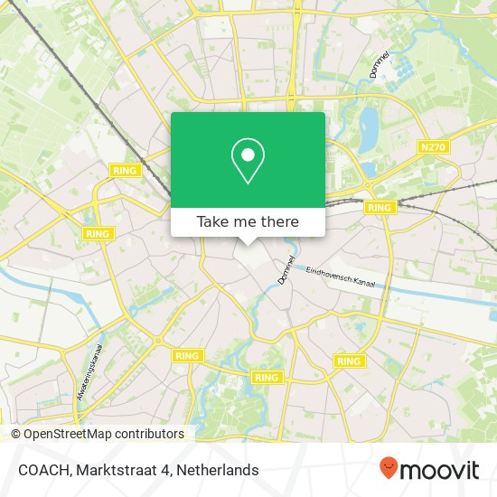 COACH, Marktstraat 4 map