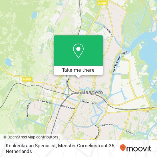 Keukenkraan Specialist, Meester Cornelisstraat 36 map