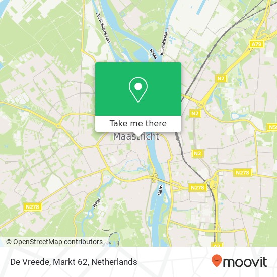 De Vreede, Markt 62 map