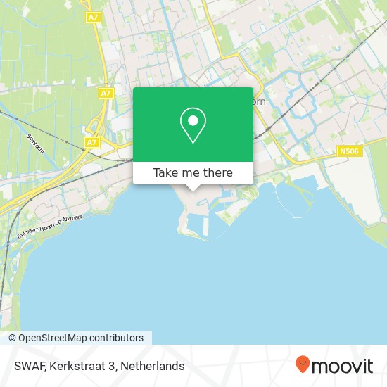 SWAF, Kerkstraat 3 Karte