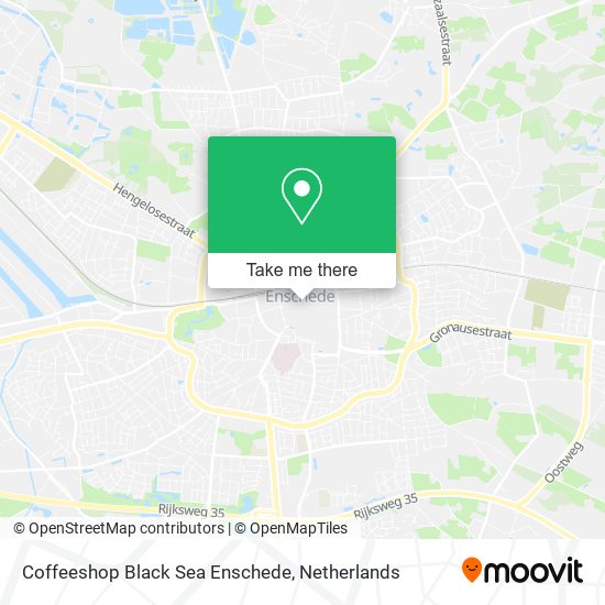 Coffeeshop Black Sea Enschede map