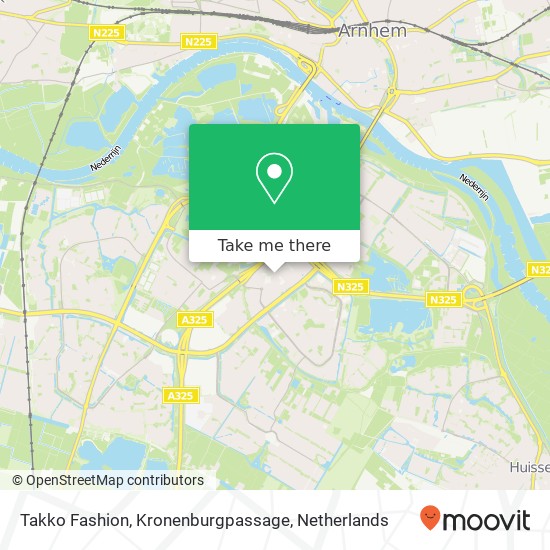 Takko Fashion, Kronenburgpassage map