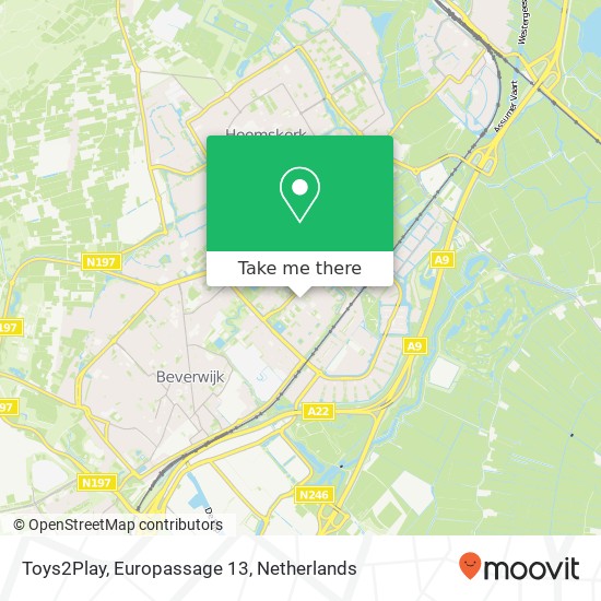 Toys2Play, Europassage 13 map