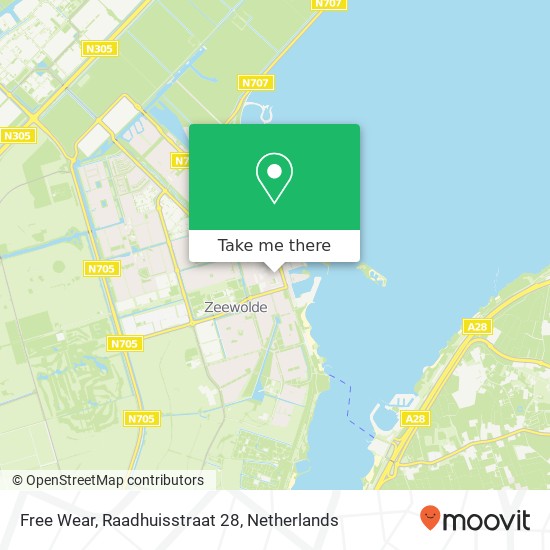 Free Wear, Raadhuisstraat 28 map