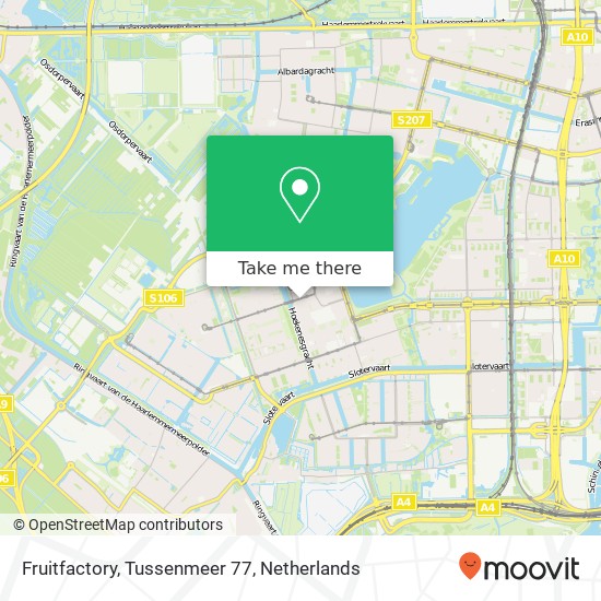 Fruitfactory, Tussenmeer 77 map