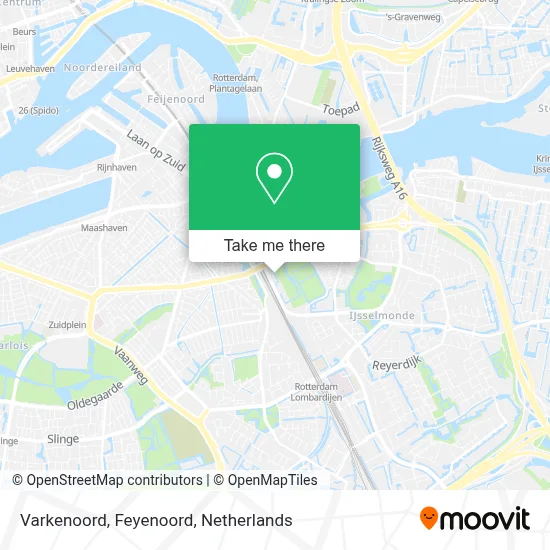 Varkenoord, Feyenoord map